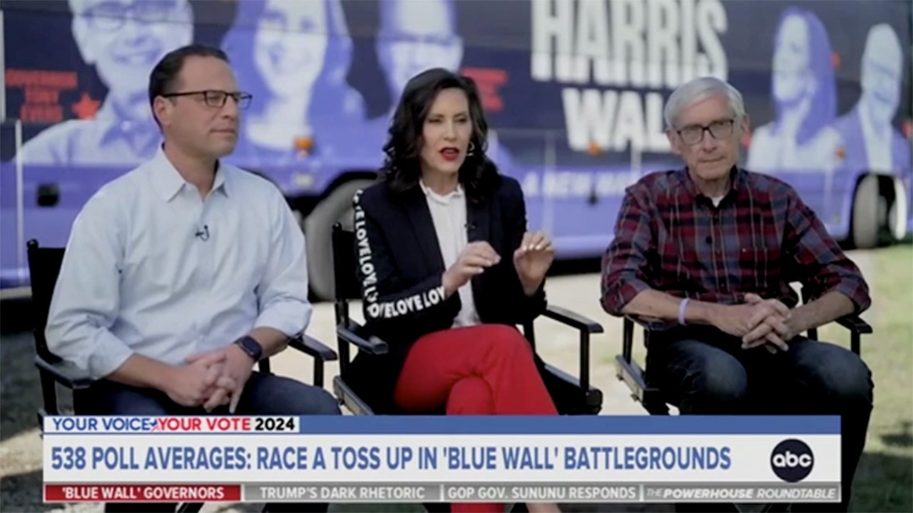 Democratic Governors Questioned on Trump’s and Harris’s Close Race in ‘Blue Wall’ States: ‘Razor-Thin’ Margin