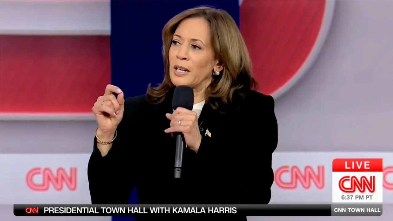 Harris dodges whether she's more 'pro-Israel' than Trump at CNN town hall, instead invokes Putin, Jan. 6