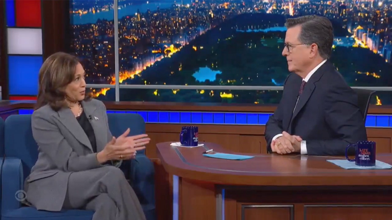 Kamala Harris dodges Colbert’s question about what “big changes” she would bring compared to the Biden presidency