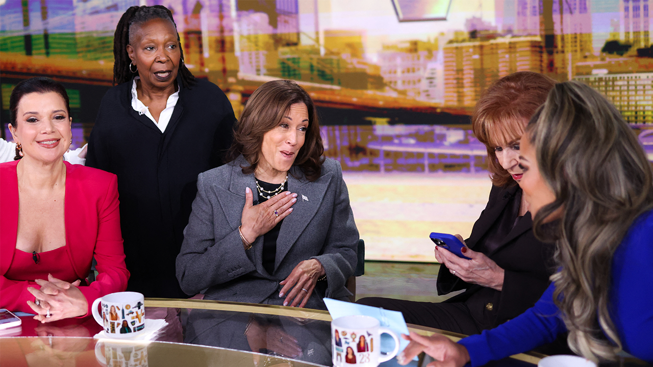 Confident Whoopi Goldberg introduces Kamala Harris on ‘The View’ as the ‘next President of the United States’