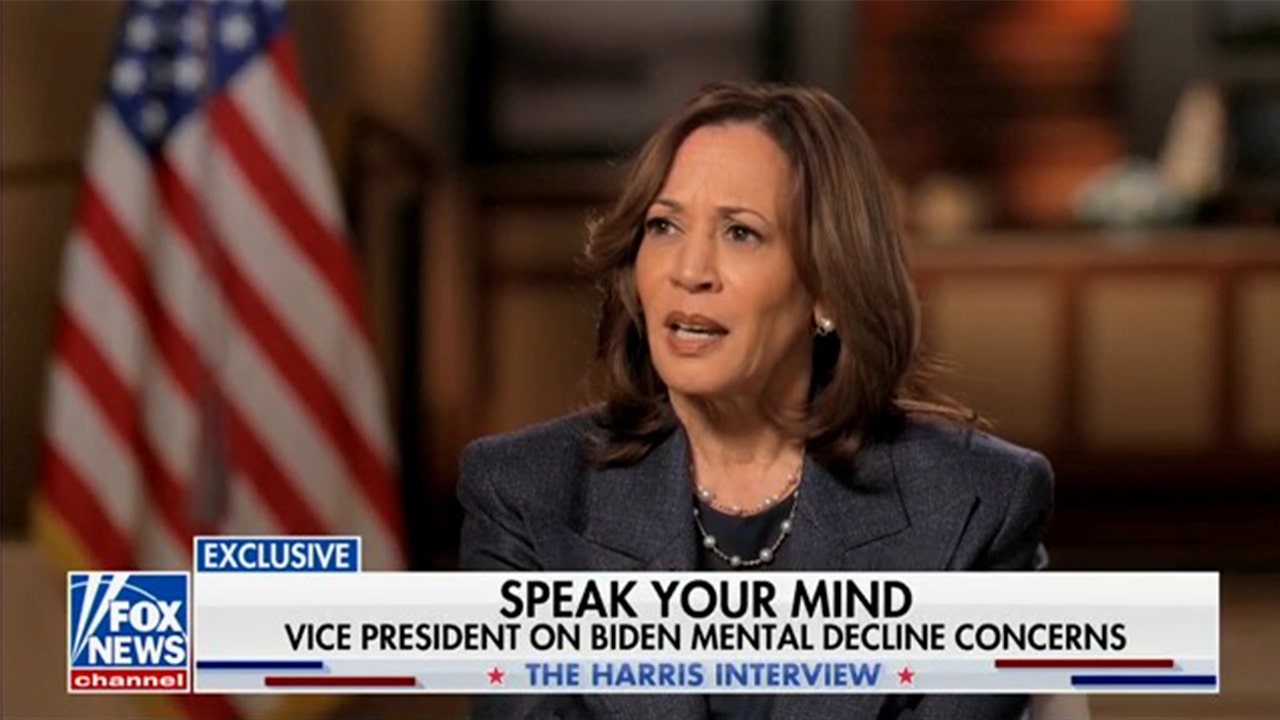 Kamala Harris avoids questions about Biden’s mental decline: ‘Joe Biden is not on the ballot’