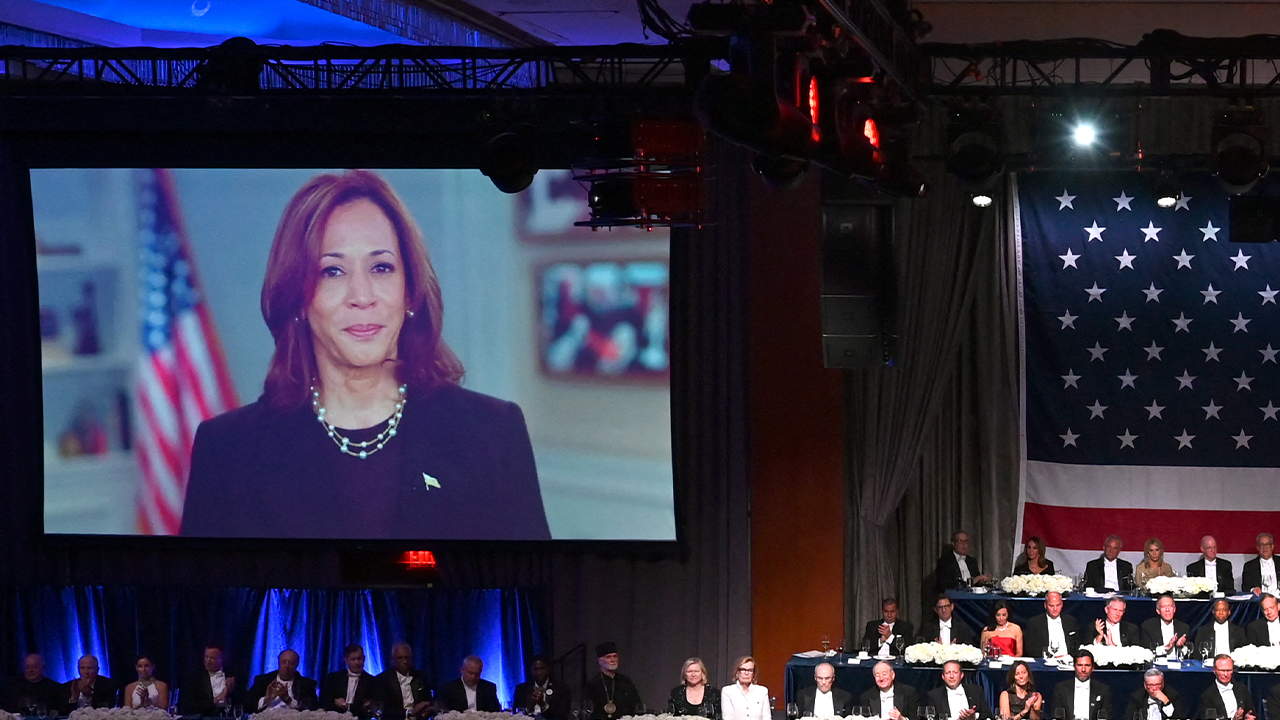 Critics slam Harris over “horrifying” pre-recorded video aired during a Catholic charity dinner