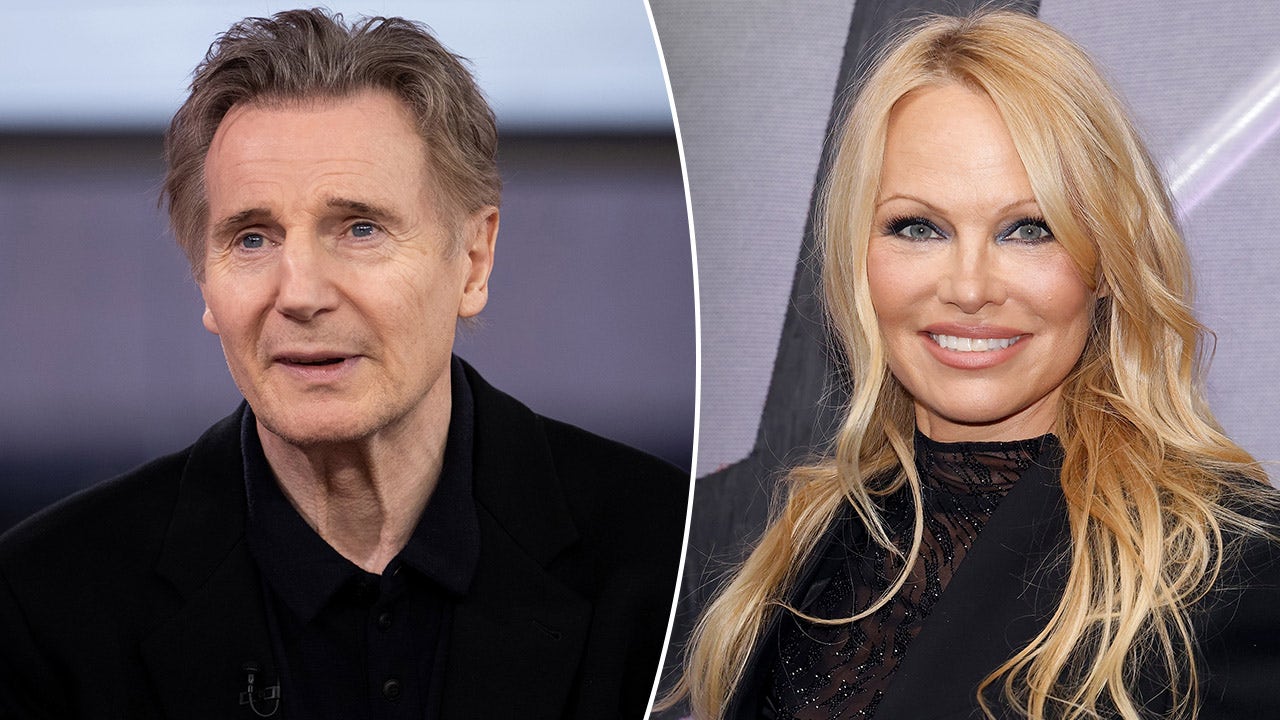 Liam Neeson confesses he’s ‘madly in love’ with co-star Pamela Anderson