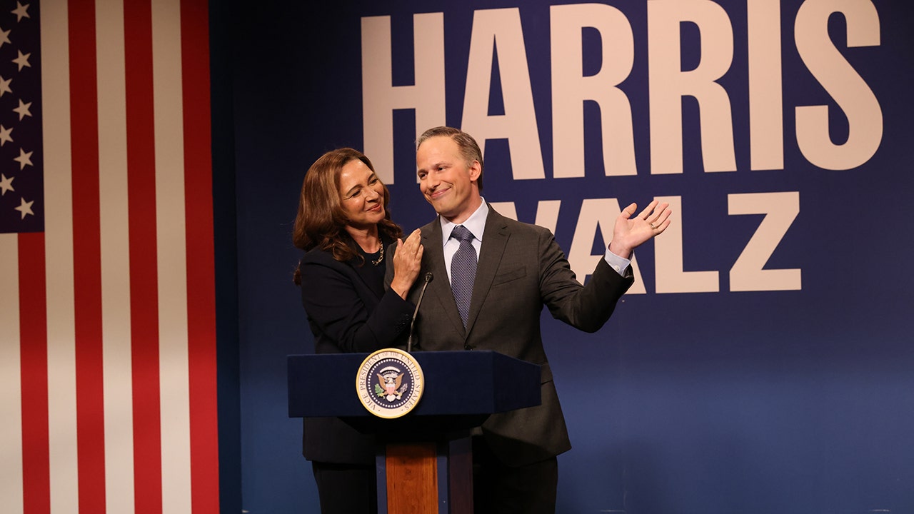 SNL mocks Kamala Harris watching Walz, Vance ‘vibing’ during VP debate skit: ‘Why are they frifinishs?’