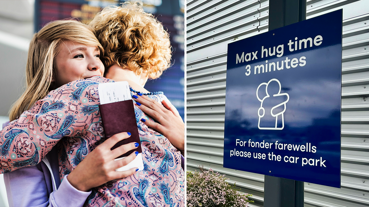 Airport in New Zealand sets 3-minute time limit on goodbye hugs for travelers