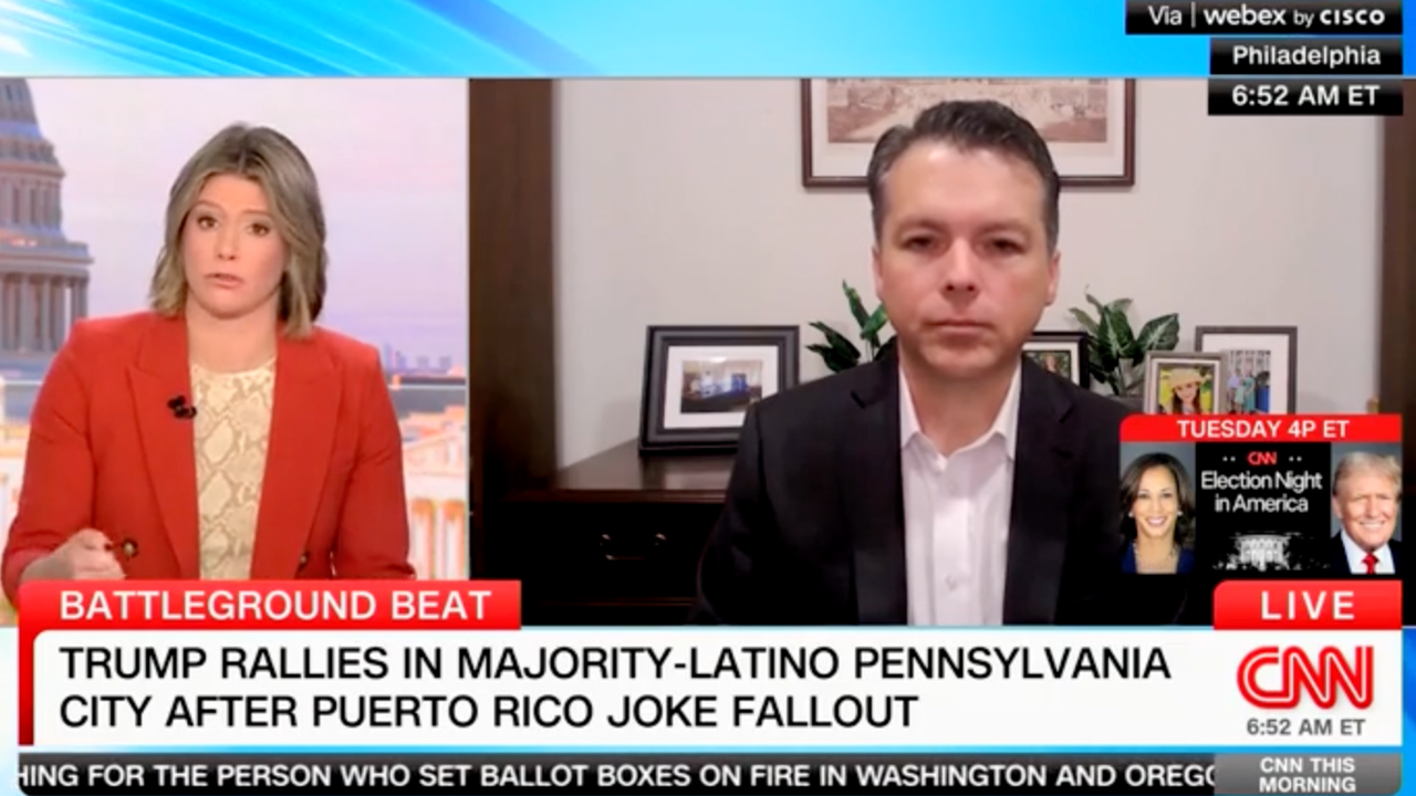 Dem rep fires back at CNN host for comparing Biden’s ‘garbage’ line to comic's Puerto Rico joke