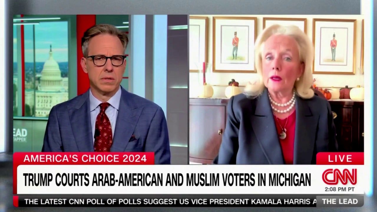 Rep. Dingell tells Jake Tapper he might ‘have to visit’ her in an internment camp if Trump wins