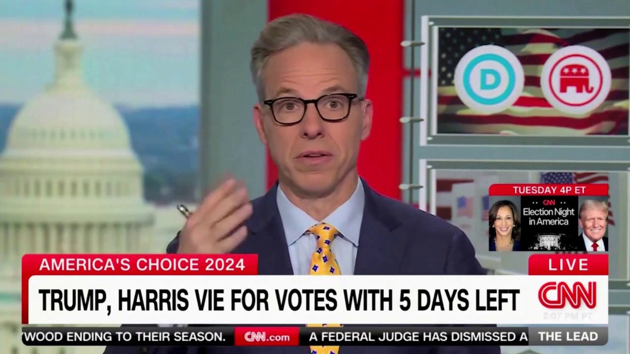 CNN's Tapper live fact-checks Harris on Trump's quote on protecting women: 'Just quote him accurately'