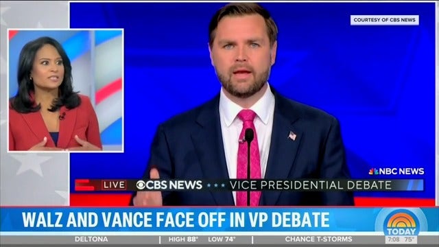 NBC’s Kristen Welker reveals Democrats texted her in a “panic” during the debate, worried about the “likable” Vance