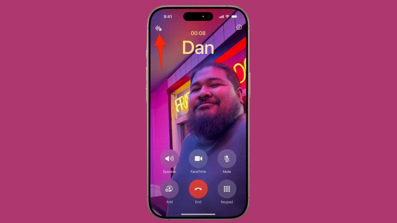 Native call recording feature on iPhone (Apple)