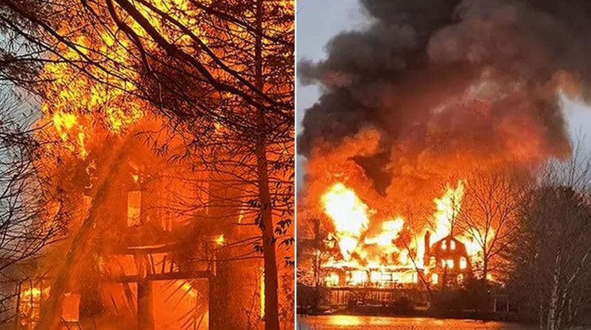 Thanksgiving Nightmare: Connecticut Home Goes Up in Flames While Turkey Fries in Garage!