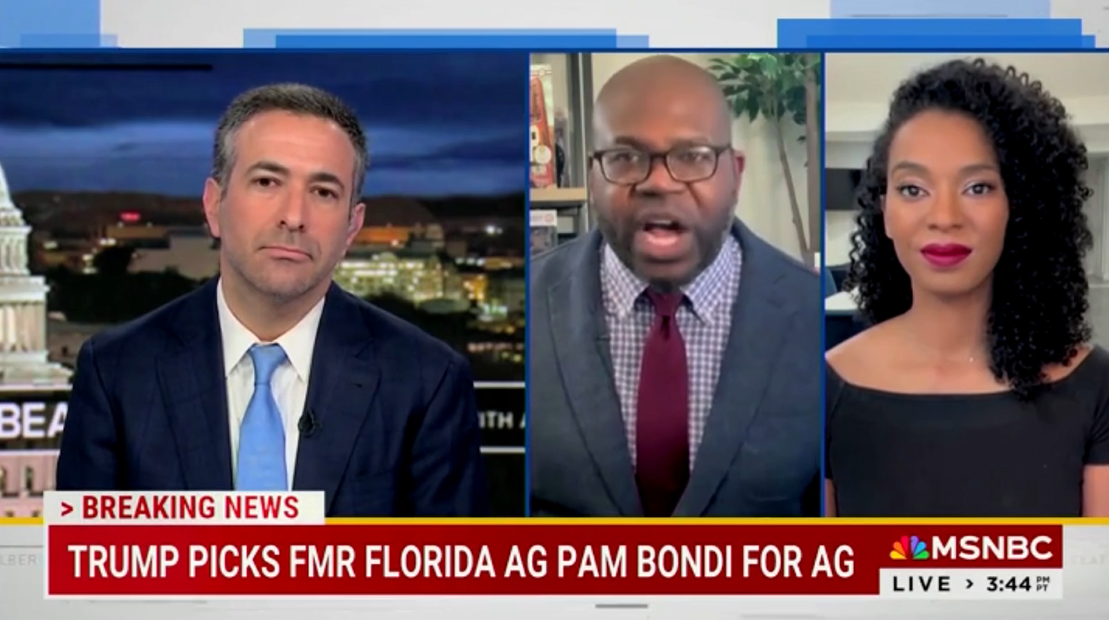 MSNBC contributor warns ‘we should all fear’ Trump’s new AG pick Pam Bondi ‘because she’s competent’