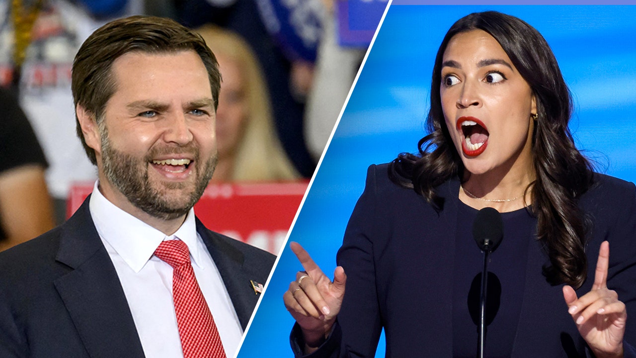 AOC chimes in after JD Vance refers to Kamala Harris as ‘trash’