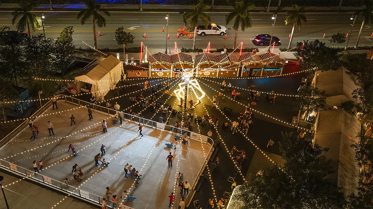 Florida hotel opens outdoor ice skating rink that will ‘stay frozen’