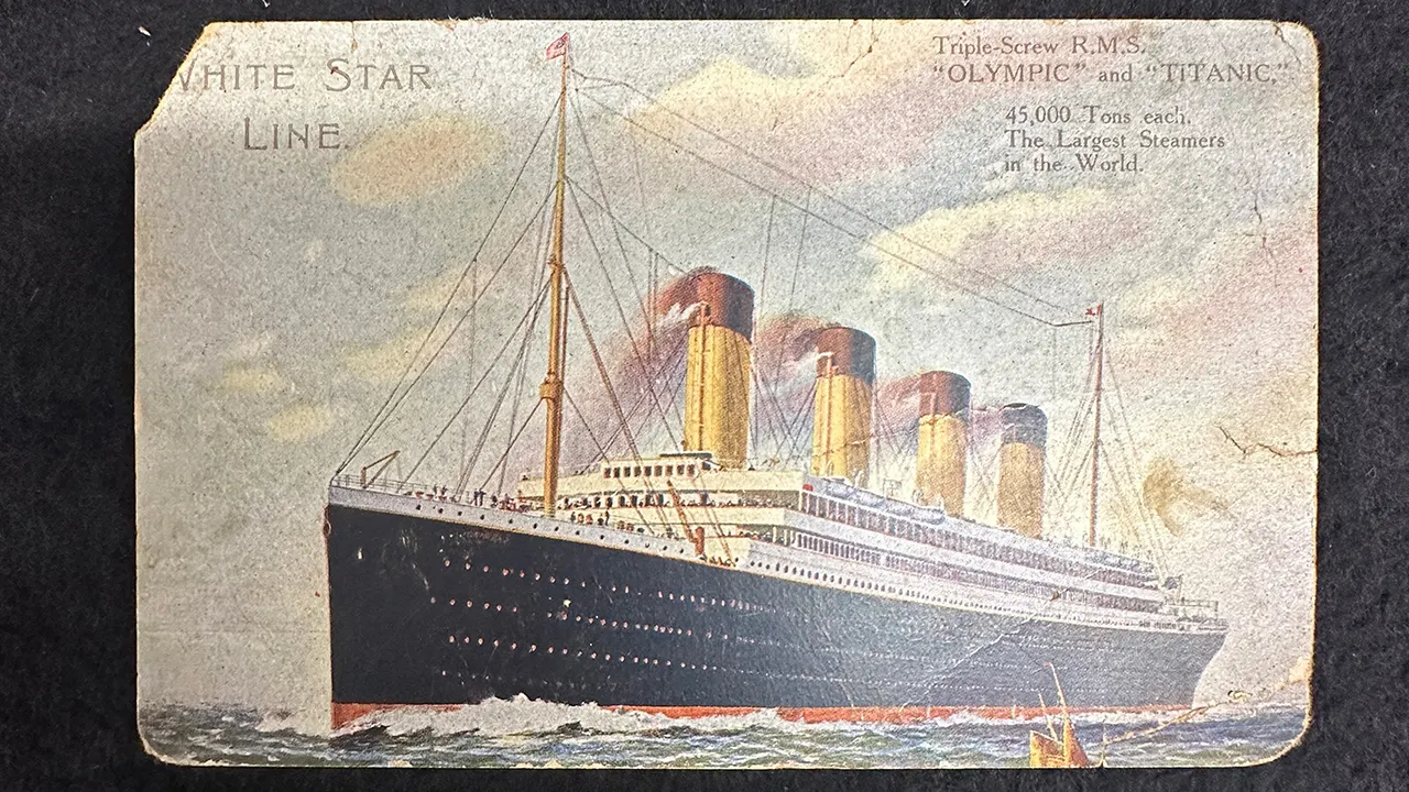 Rare Titanic Postcard from Days Before Catastrophe Fetches Huge Sum at Auction