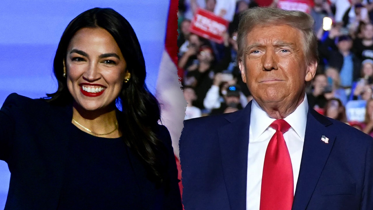 AOC responds with humor to Trump dig about her failed leadership bid ...