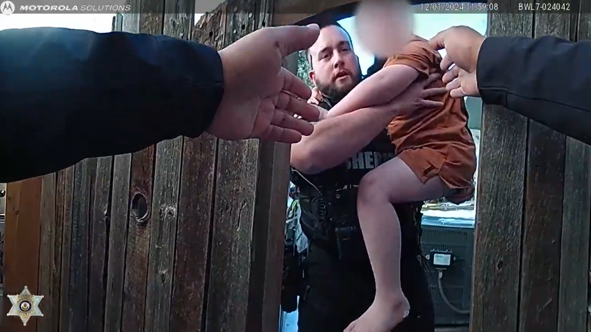 Heroic Colorado Deputies Rescue Kids from Fiery Backyard Inferno Captured on Body Cam!