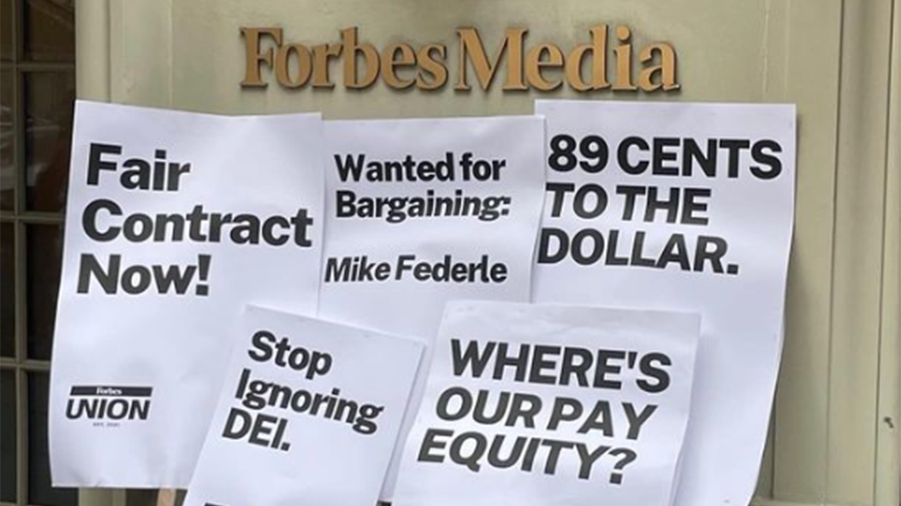 Forbes editorial staffers walk off the job the same day as release of the company’s ’30 Under 30′ list