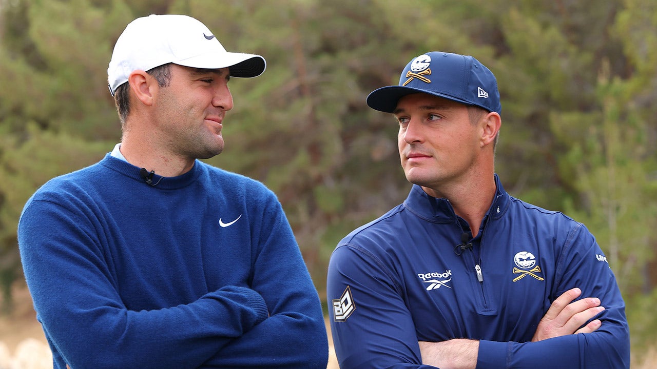 Bryson DeChambeau hits Scottie Scheffler's dad with errant tee shot in ...