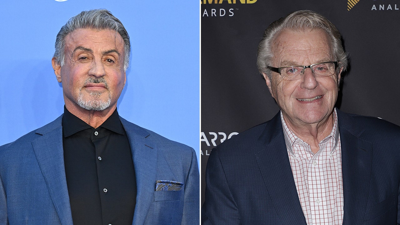 Sylvester Stallone is in hot water with his neighbors. A new documentary about Jerry Springer is shedding light on his controversial show. (Karwai Tang/WireImage/Getty Images/John Parra/Getty Images for Parrot Analytics)