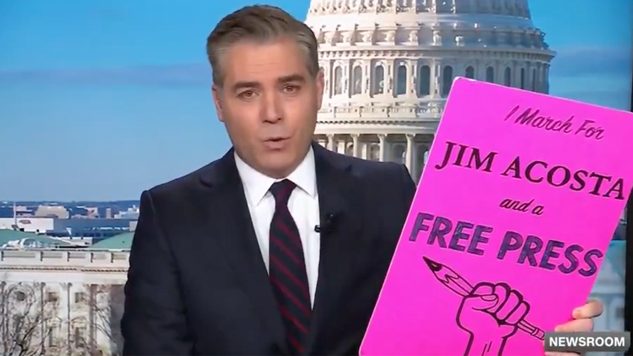 CNN’s Jim Acosta says ‘we’re not the enemy of the folks’ in shot at Trump as he returns to workplace