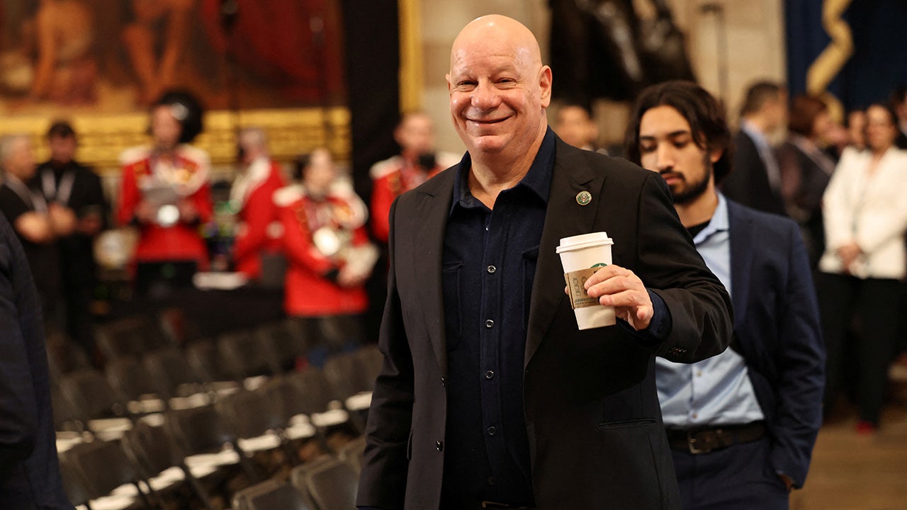 Comedian Jeff Ross was just one of several celebrities photographed at the Rotunda of the U.S. Capitol ahead of President Donald Trump's Inauguration. (Chip Somodevilla/Pool via REUTERS)