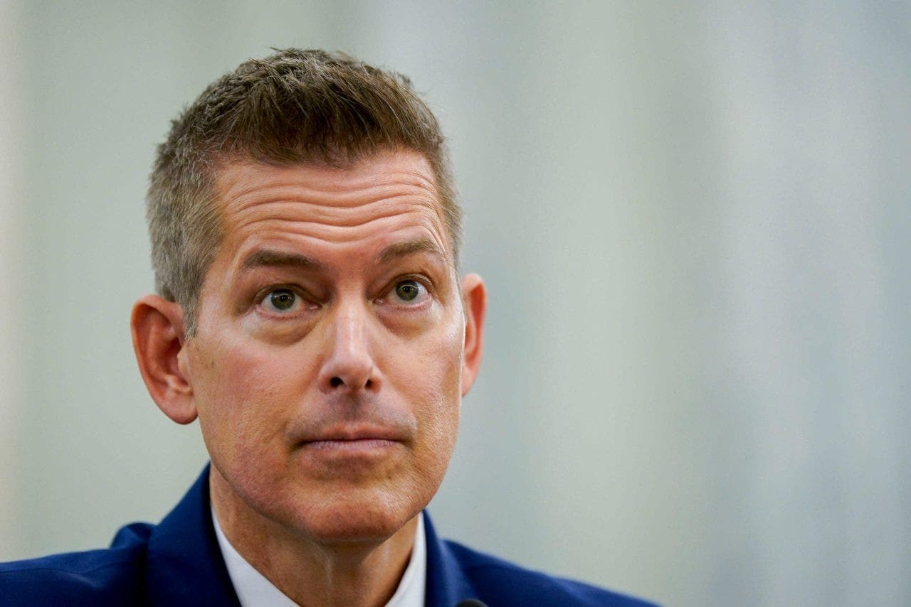 Sean Duffy, former Republican Representative from Wisconsin and US secretary of the transportation nominee for US President-elect Donald Trump, during a Senate Commerce, Science, and Transportation Committee confirmation hearing in Washington, DC, US, on Wednesday, Jan. 15, 2025. (Getty Images)