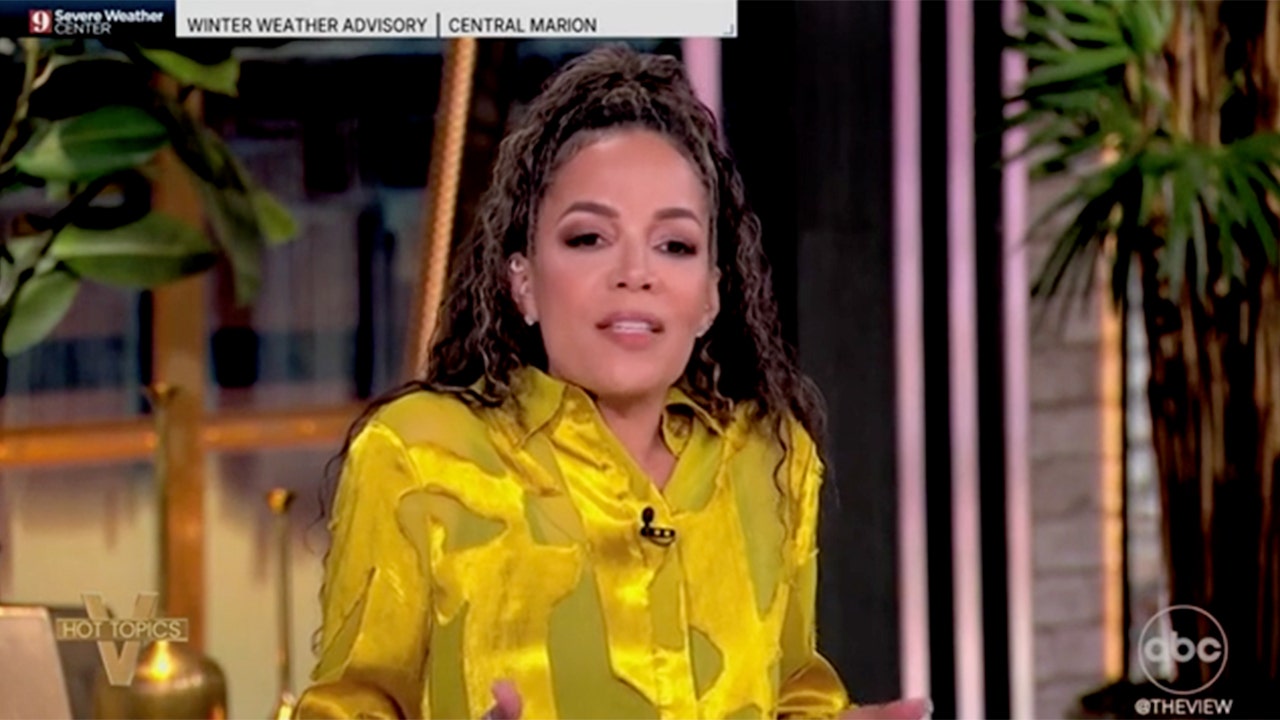 'The View' co-host Sunny Hostin calls President Trump a 'DEI hire'