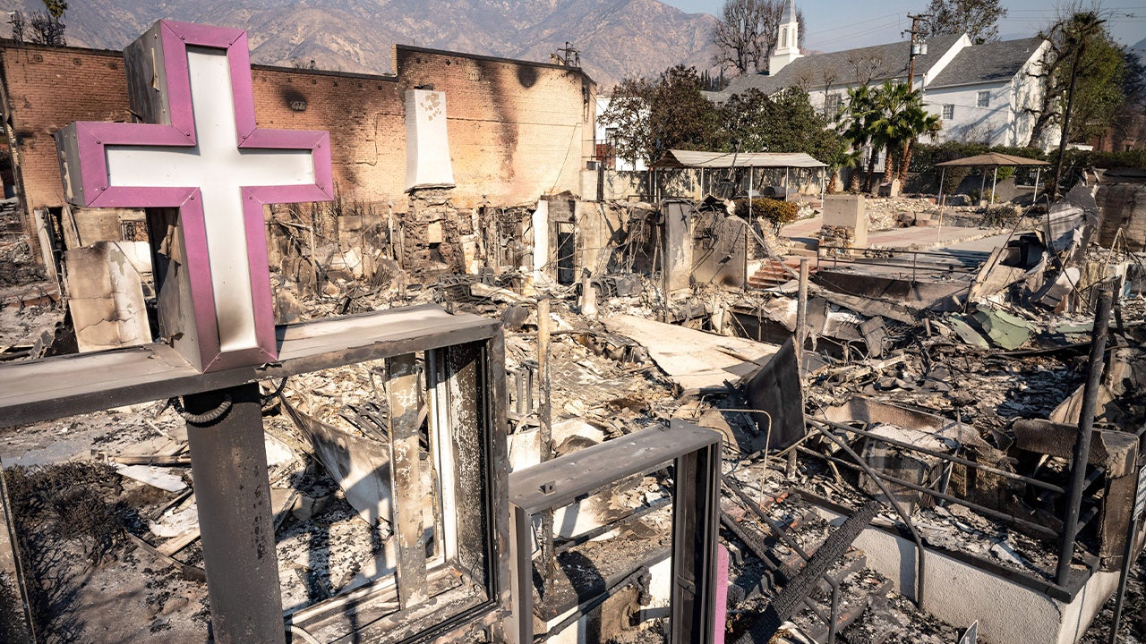 ‘The cross still stands’: Congregants of Altadena church destroyed by Eaton fire lean on faith after loss