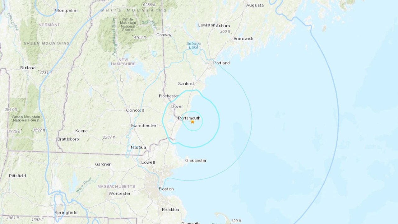 Earthquake off coast of Maine shakes Northeast