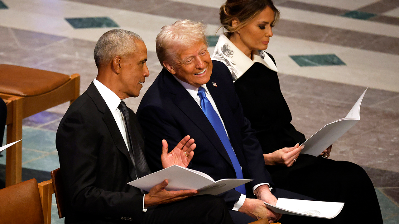 Trump and Obama discussed golf during viral Carter funeral moment