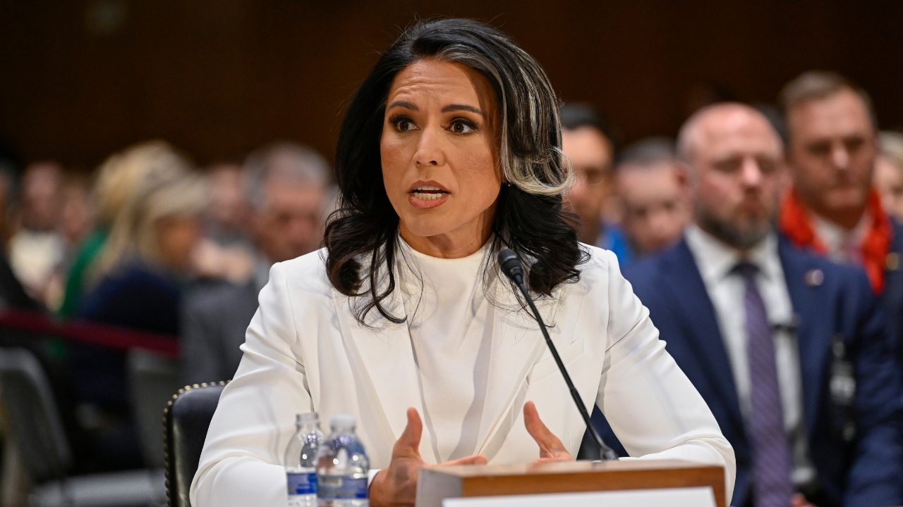 Tulsi Gabbard, President Donald Trump's choice to be the Director of National Intelligence, arrives to appear before the Senate Intelligence Committee for her confirmation hearing on Capitol Hill Thursday, Jan. 30, 2025, in Washington. (AP Photo/John McDonnell)