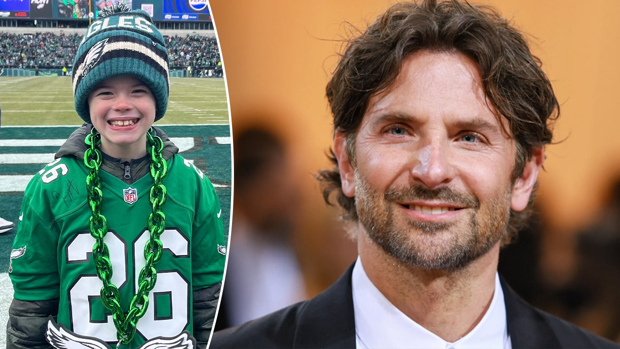 Super Bowl: Young Eagles fan's priceless reaction to Bradley Cooper's surprise