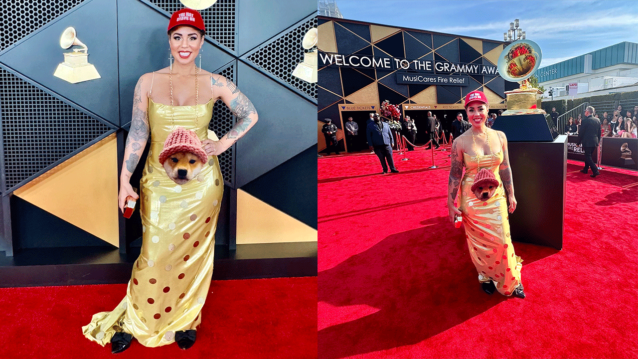 Joy Villa on red capret at the 67th Grammy Awards