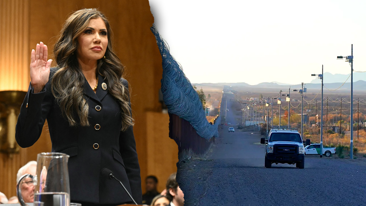 Noem reveals major milestone on border crossings amid Trump's crackdown on illegal immigrants