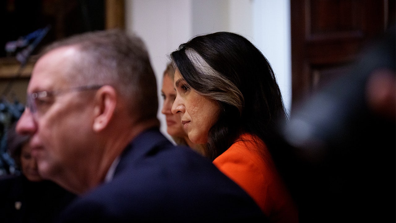 Gabbard was one of several women cabinet members at the meeting. (Getty Images)