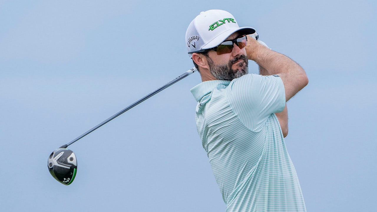 Golfer Adam Hadwin slams club in frustration, accidentally sets off sprinkler in hilarious moment