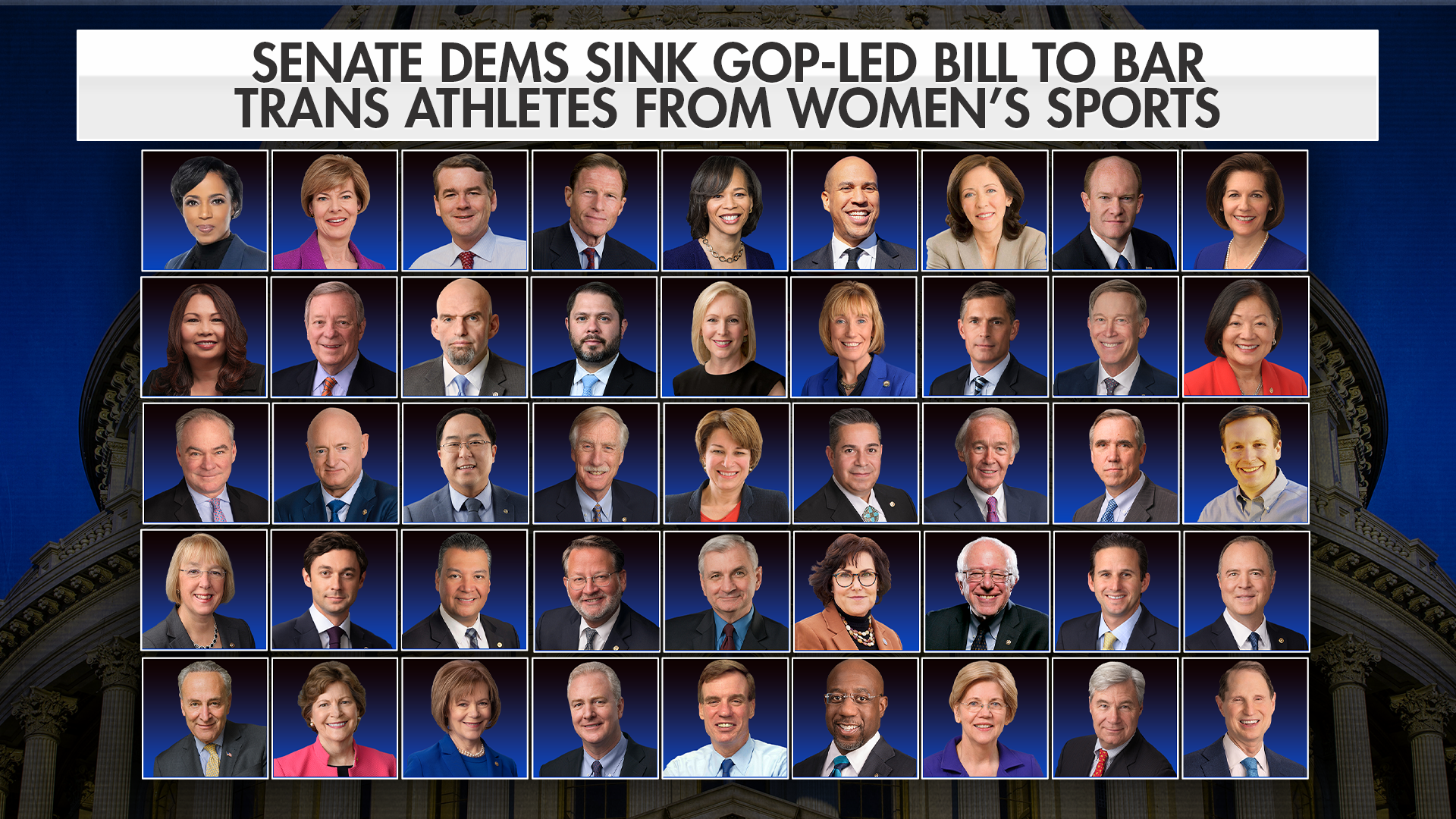 Bill to prevent males from women’s sports receives no support from Senate Dems: Who were they?