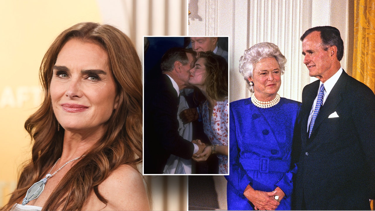 Brooke Shields once walked in on George H.W. Bush, wife Barbara in their bedroom