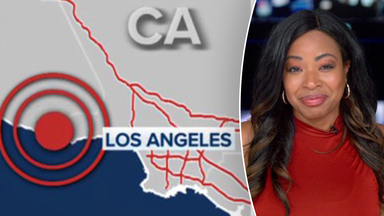 LA-based FOX correspondent live on air as 4.1 magnitude earthquake hits ...