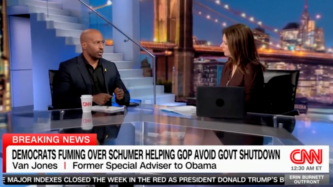 CNN’s Van Jones says Democrats are unleashing ‘volcanic anger’ towards Schumer for caving on spending bill