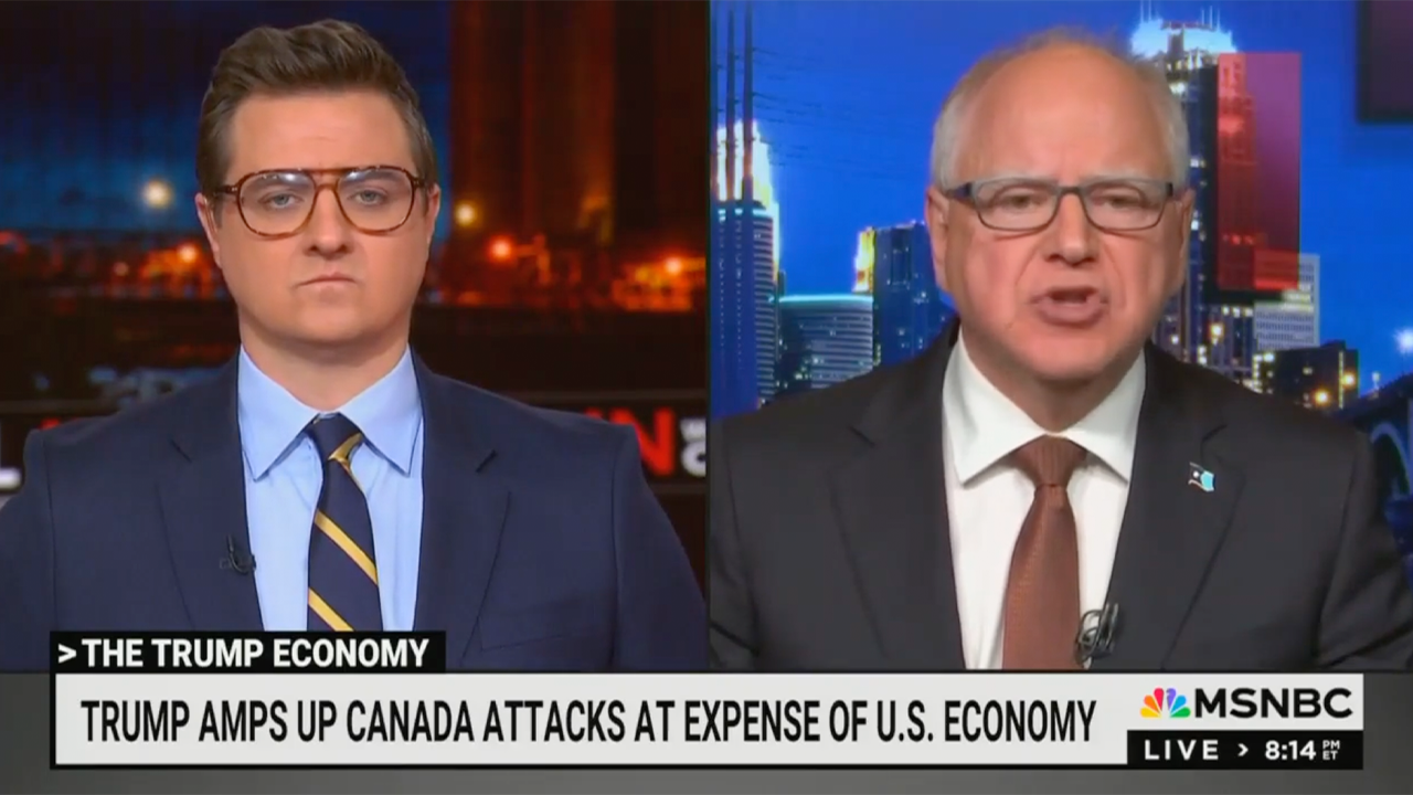 Tim Walz blames himself and Harris for America’s 'mess' under Trump, tells MSNBC, 'I own this'