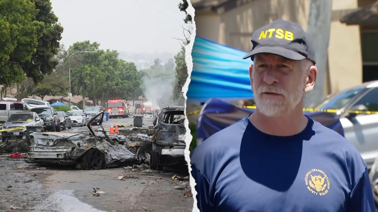 Small plane hit power lines before deadly San Diego crash, NTSB confirms