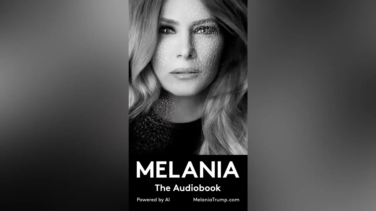 Melania Trump is launching an audiobook of her memoir using AI. (MelaniaTrump.com)