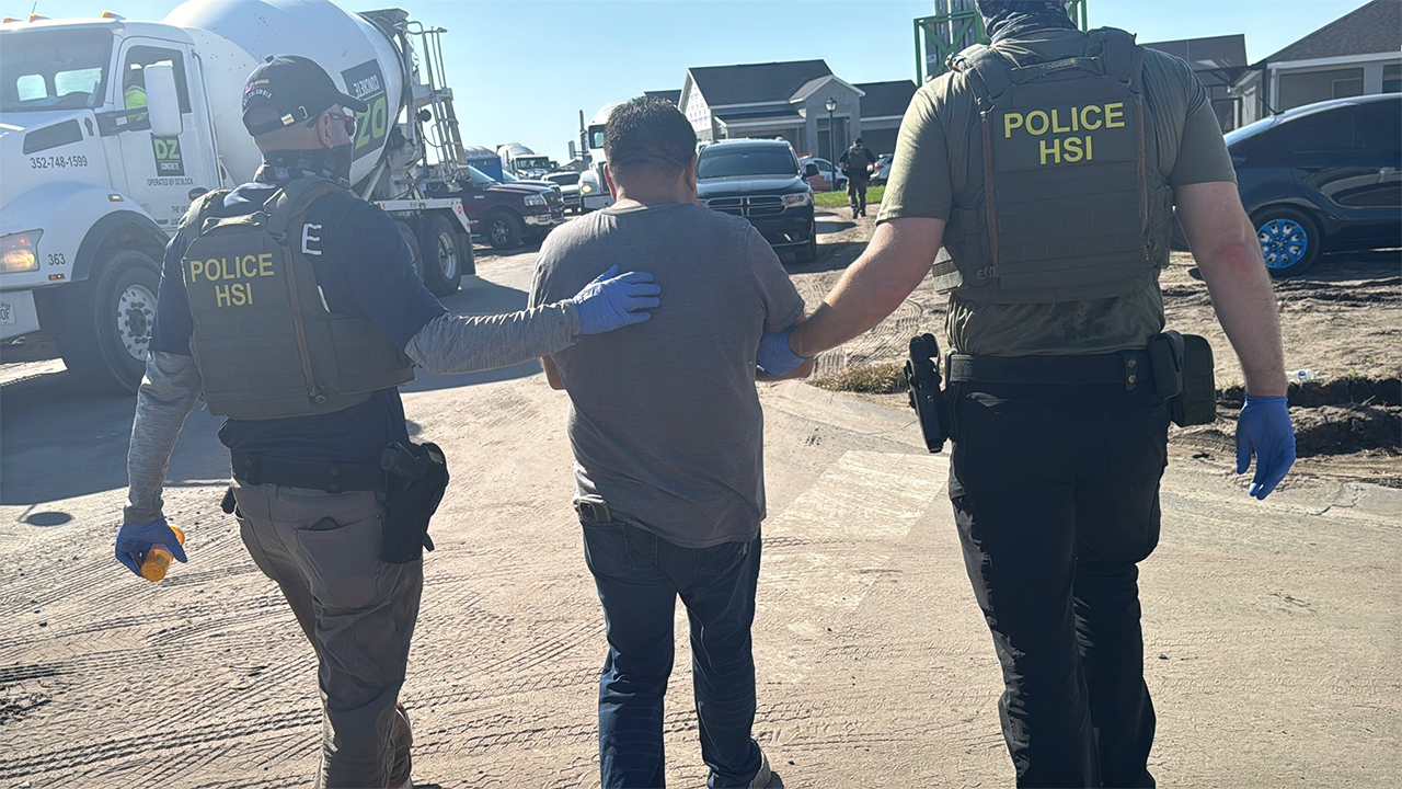 Dozens of illegal immigrants arrested at Florida construction sites