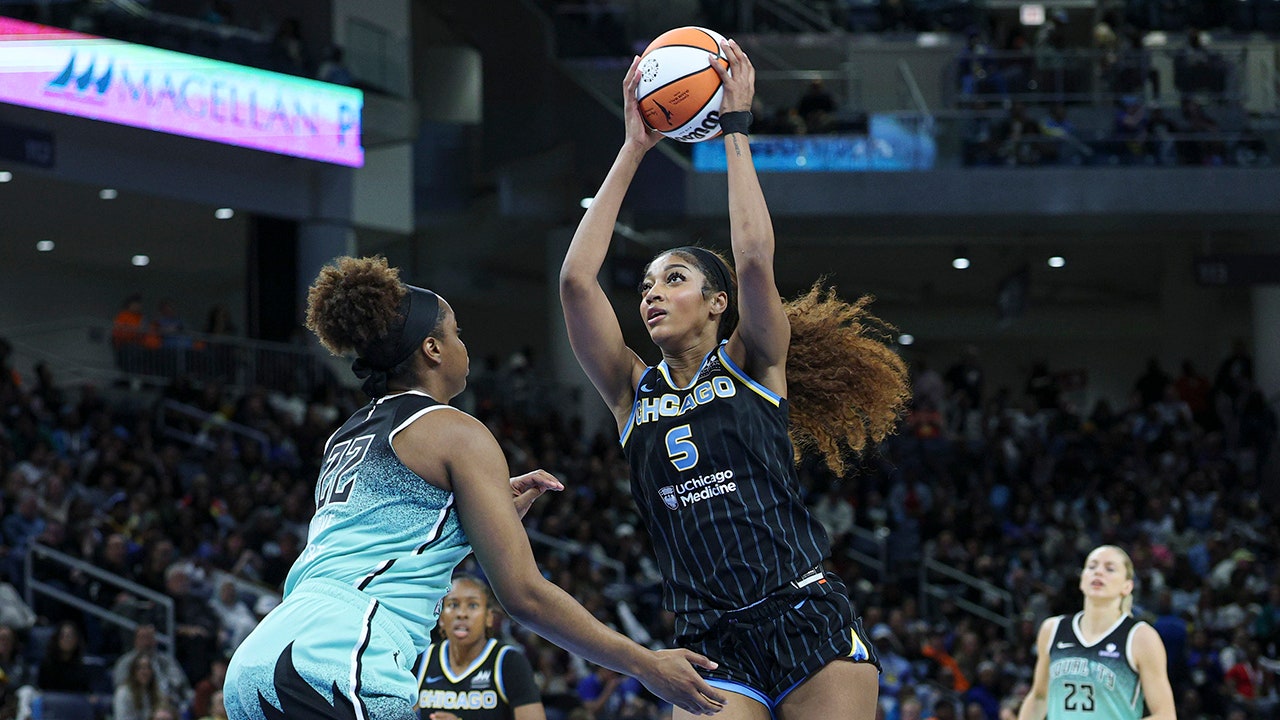 Angel Reese’s shooting woes highlighted in viral sequence as Liberty dominate Sky