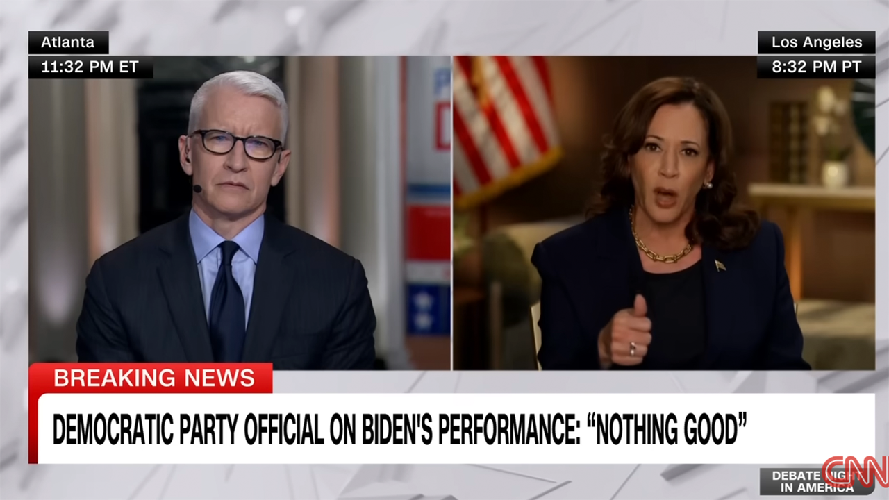 Harris called Anderson Cooper a ‘motherf—–‘ after CNN interview, book claims