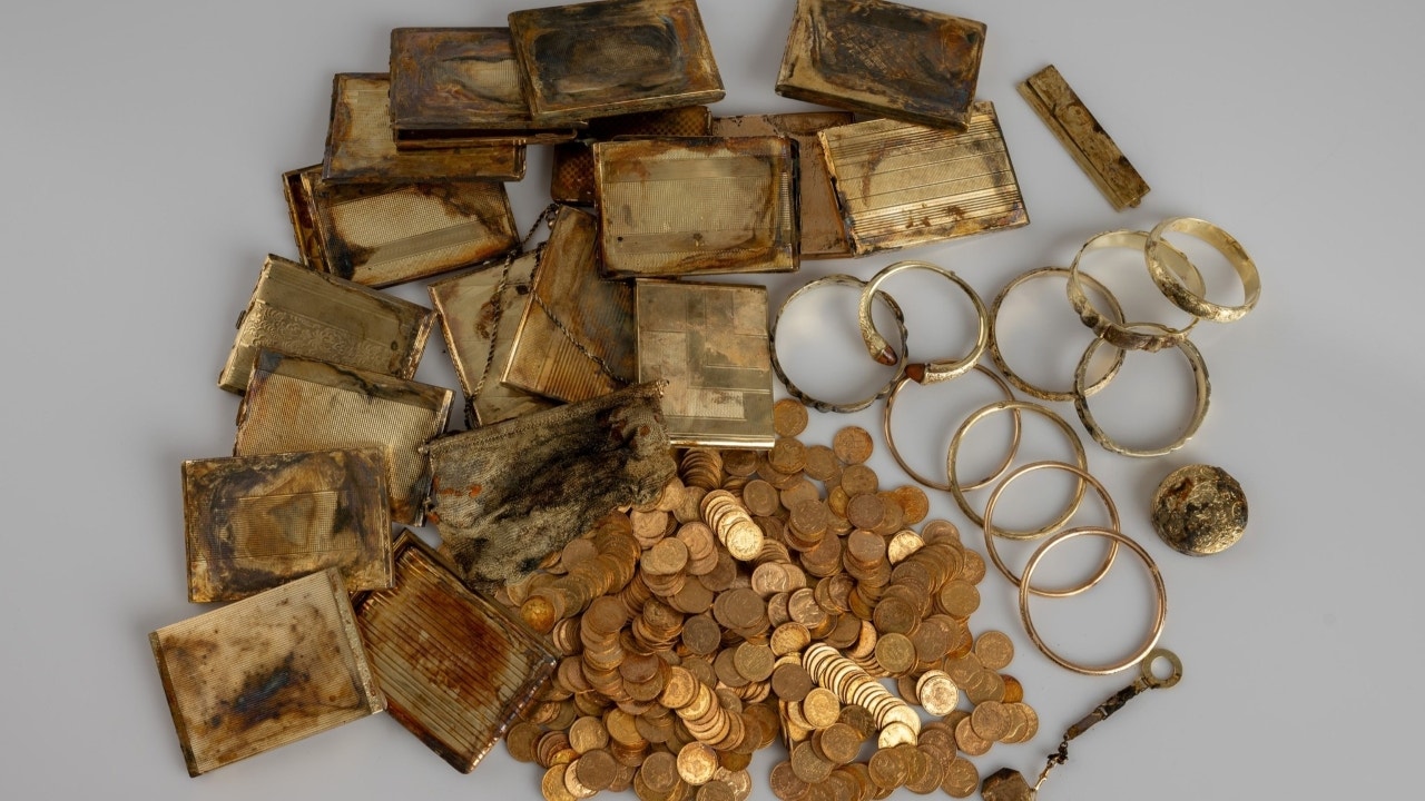 The treasure trove presents 