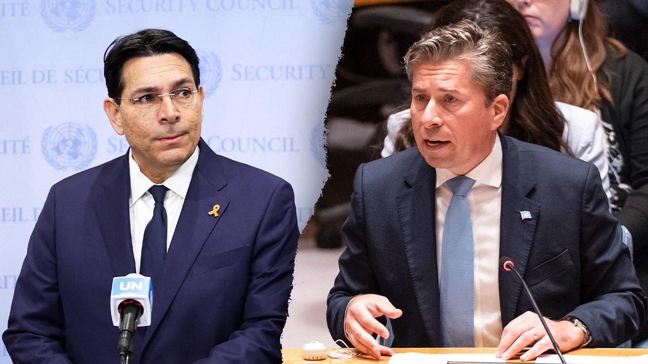 El embajador de la ONU israelí golpea al jefe humanitario sobre la acusación del genocidio de Gaza