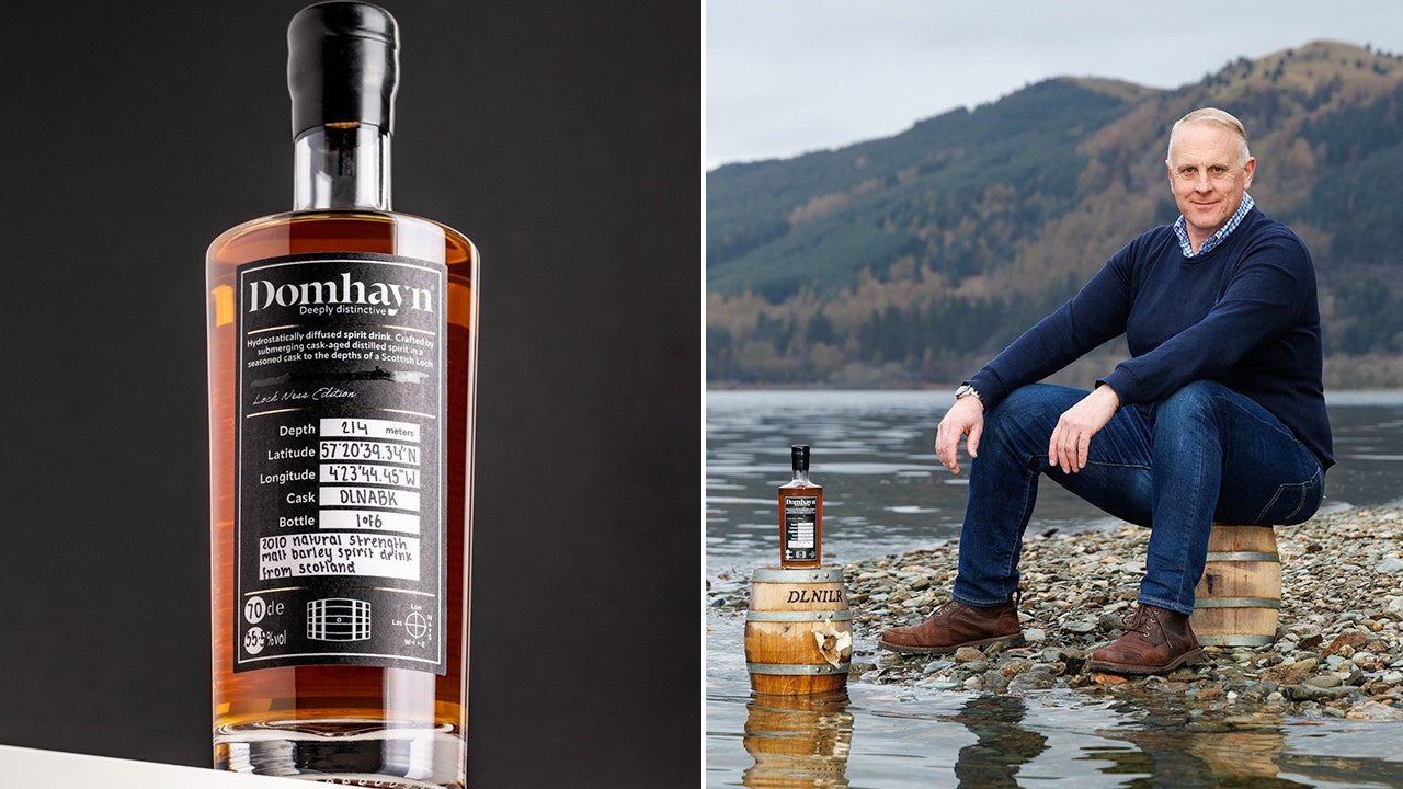 First bottle of 'whisky' matured in casks submerged in Loch Ness sells for over ,000